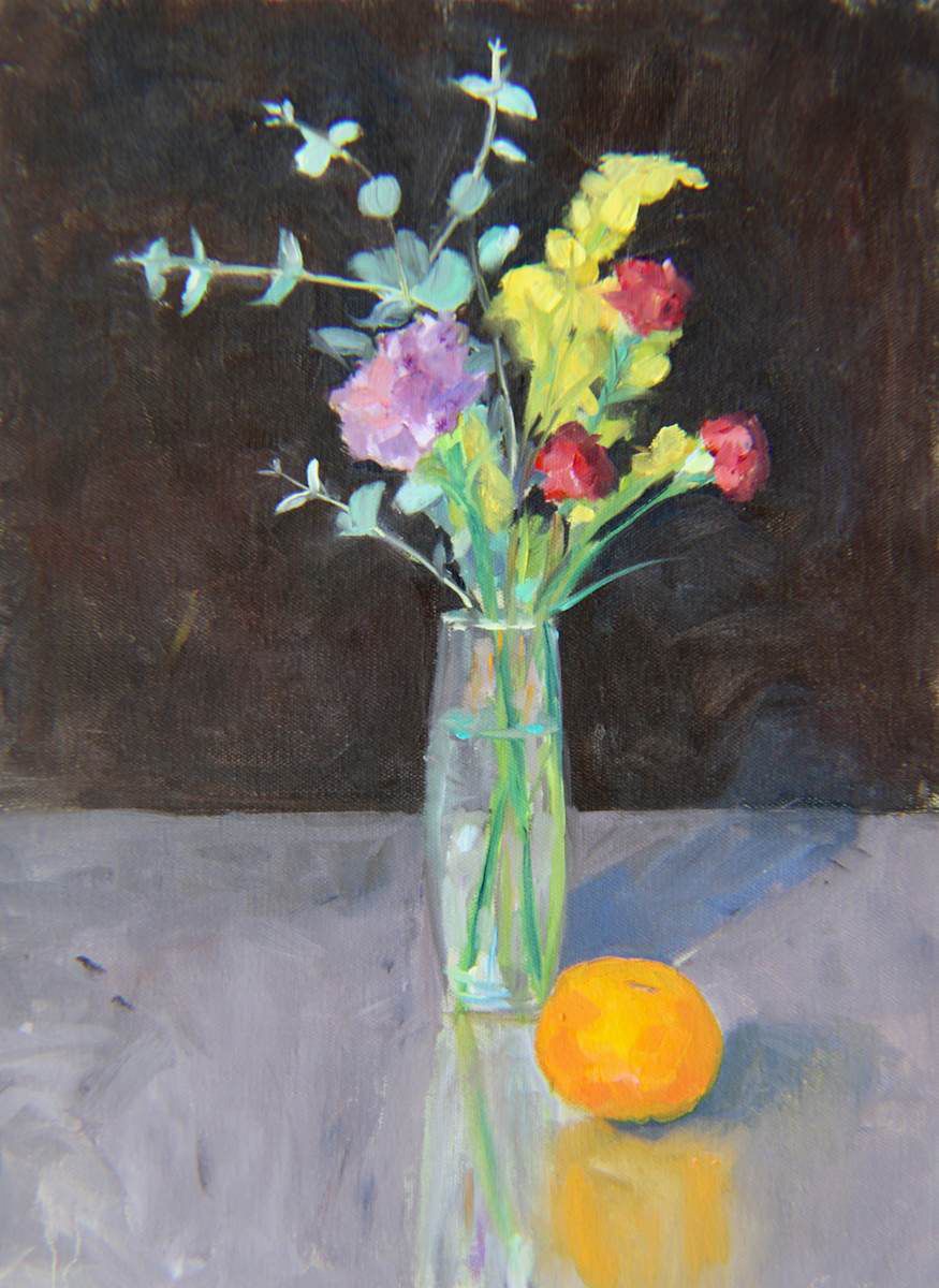 Bouquet Study with Orange by Jason Morgan